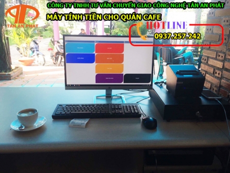 Máy tính tiền cho quán cafe tại Cà Mau