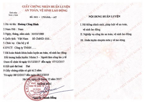 Đào tạo an toàn lao động nhóm 5- y tế lao động