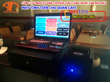 Máy tính tiền cho quán cafe tại Cà Mau
