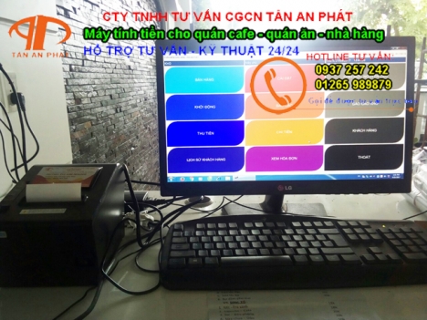 Máy tính tiền cho quán cafe tại Đăk Lăk