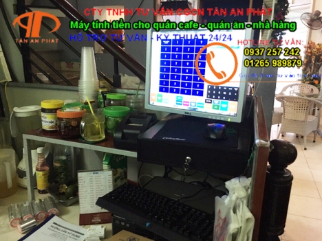 Máy tính tiền cho quán cafe tại Bình Dương