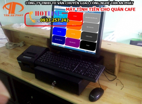 Máy tính tiền cho quán cafe tại Trà Vinh