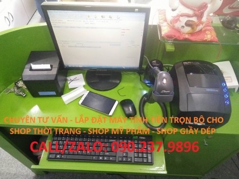 Lắp đặt máy tính tiền cho siêu thị mini, shop tại Sóc Trăng