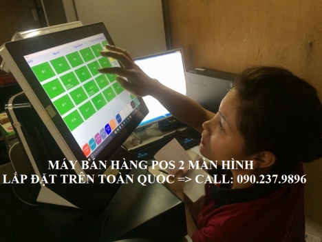 Bán máy tính tiền cảm ứng 6 IN 1 cho quán trà sữa tại Sóc Trăng
