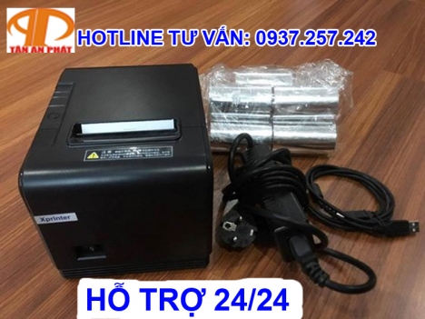 Máy in hóa đơn tính tiền cho quán cafe, tạp hóa tại Vĩnh Long, Cần Thơ