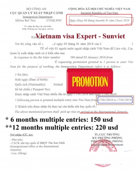 Giá sốc cho visa thương mại 6 tháng và 1 năm