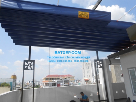 Mái bạt xếp hay bạt kéo