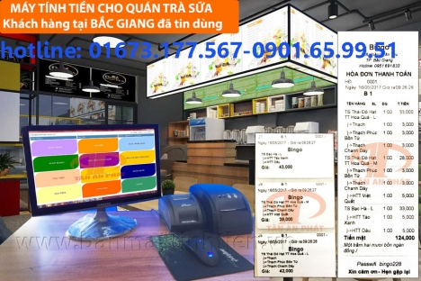 Trọn bộ máy tính tiền giá rẻ cho quán cafe