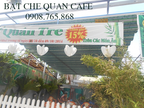 Quán nhậu của bạn cần phải được đẹp hơn? hãy sử dụng mái che Nam Sơn Lâm