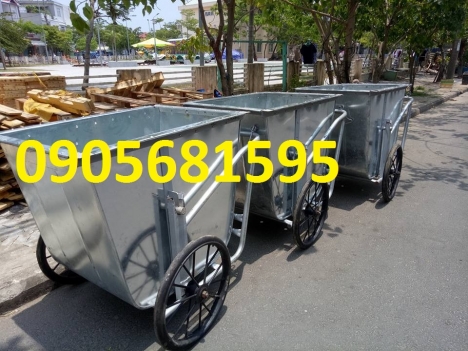 Cung cấp xe gom rác đường phố bằng nhôm giá rẻ tại Quảng Trị 0905681595