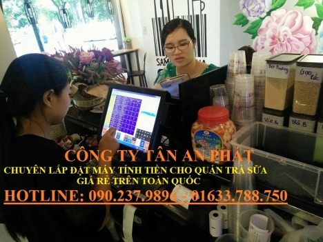 Bán máy tính tiền kết nối hộc đựng tiền tự động cho nhà hàng