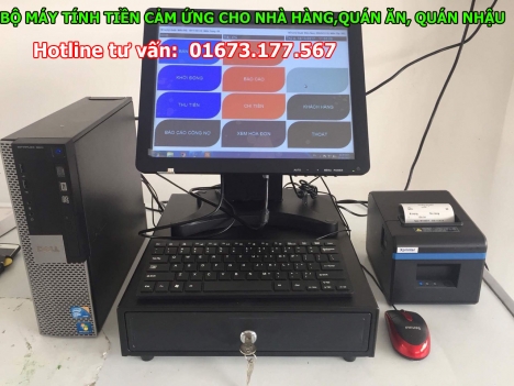 Máy bán hàng quản lý thu chi quán ăn