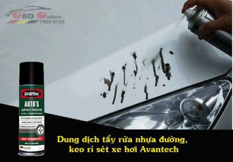 DUNG DỊCH TẨY RỬA NHỰA ĐƯỜNG – KEO RỈ SÉT XE HƠI AVANTECH