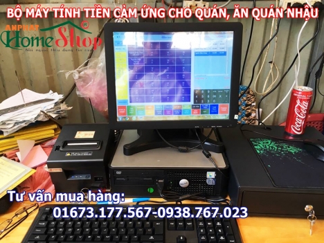 Máy bán hàng quản lý thu chi quán ăn