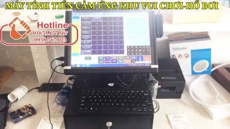 Máy bán hàng cảm ứng cho khu vui chơi, hồ bơi