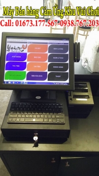 Máy bán hàng cảm ứng cho khu vui chơi, hồ bơi