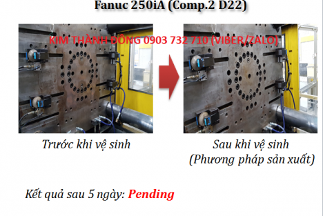 Dung dịch vê sinh trục vít cho máy ép nhựa Interkor VP1026