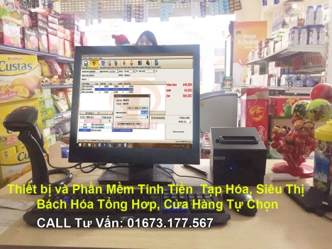 Cài đặt tận nơi phần mềm tính tiền siêu thị mini