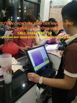 Máy tính tiền cảm ứng cho quán cafe giá rẻ tại Hà Nội