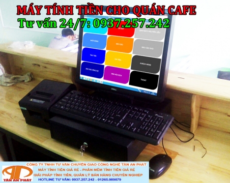 Bán máy tính tiền giá rẻ cho quán cafe, quán ăn tại Kiên Giang