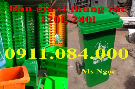 Giá thùng rác công cộng 120 lít giá rẻ có nắp kín