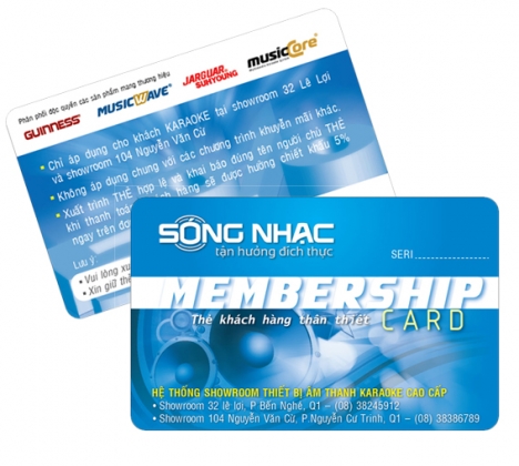 In ấn thẻ vip,thẻ nhân viên,thẻ hội viên,thẻ chấm công