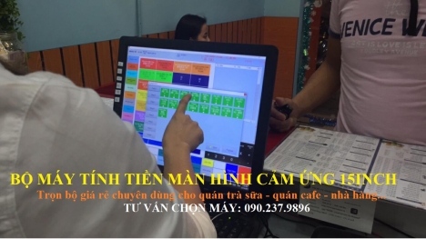 Tư vấn máy tính tiền trọn bộ cho quán cafe tại Tiền Giang