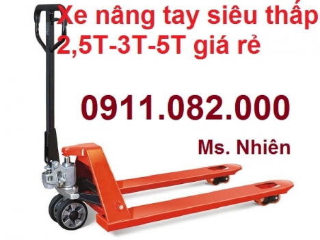 PP xe nâng tay siêu thấp 2,5 tấn 3 tấn 5 tấn giá rẻ đồng nai