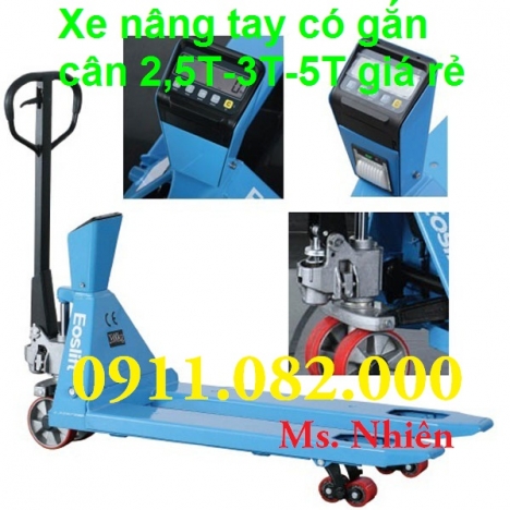 PP xe nâng tay siêu thấp 2,5 tấn 3 tấn 5 tấn giá rẻ đồng nai
