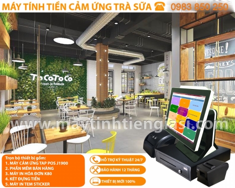 BÁN MÁY TÍNH TIỀN CHO QUÁN TRÀ SỮA GIÁ RẺ NHẤT TẠI HÀ NỘI