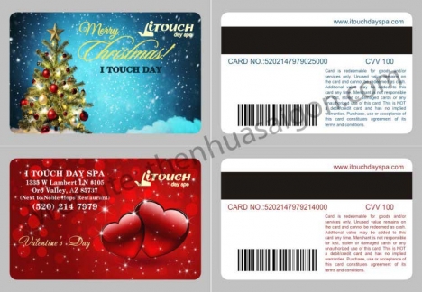 Dịch vụ in thẻ chấm công,thẻ quà tặng,thẻ tích điểm giá siêu rẻ