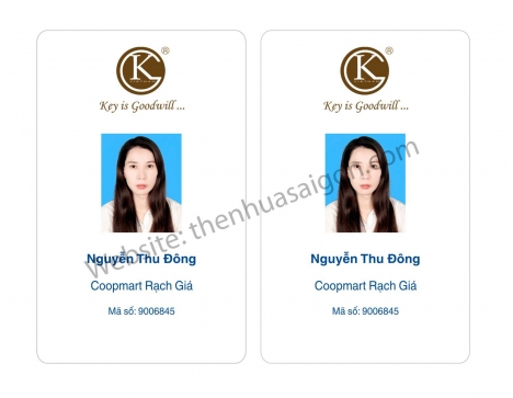 In thẻ ký tên,thẻ mã hóa,thẻ nhựa,thẻ từ