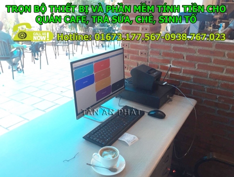 Máy tính tiền chuyên dùng cho quán café tại Cà Mau, Kiên Giang