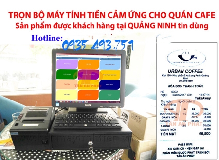 Máy tính tiền giá rẻ cho quán cafe tại Bắc Cạn