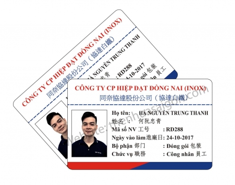Cung cấp thẻ mã hóa,thẻ dập nổi, thẻ cảm ứng giá cực rẻ - miễn phí thiết kế