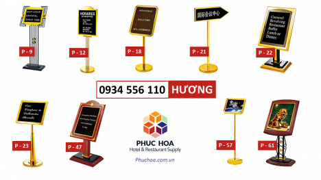 Bảng chỉ dẫn, biển chỉ dẫn cho khách sạn chất lượng cao, giá tốt