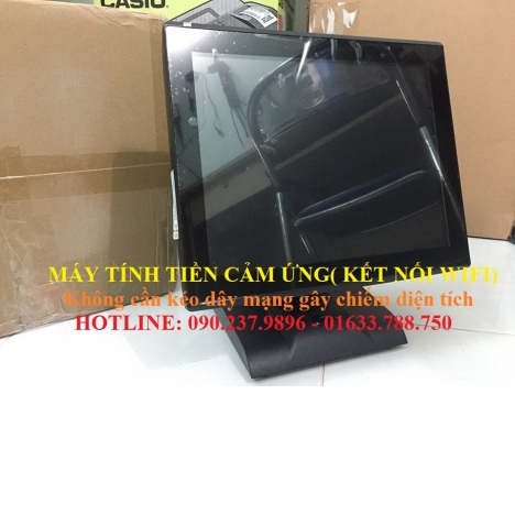 Trọn bộ máy bán hàng cảm ứng cho quán trà sữa tặng máy chấm công