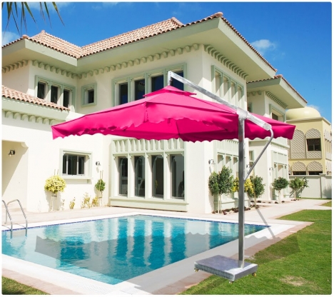 Dù che hồ bơi xinh xắn mà gọn nhẹ