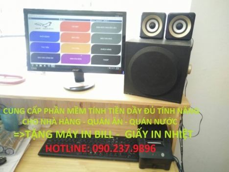 Bộ phần mềm tính tiền giá rẻ cho quán ốc tại tphcm