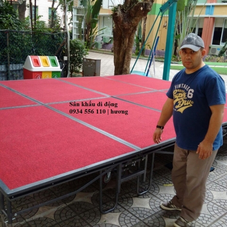 Sân khấu di động, sân khấu lắp ghép, sân khấu biểu diễn đi động, mua sân khấu di động chắc chắn
