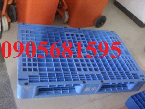 Pallet nhựa 9 chân, pallet nhựa 3 chân dài mới 95%, nhựa tốt 0905681595