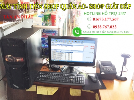 Bán máy tính tiền cho shop giầy dép, phụ kiện