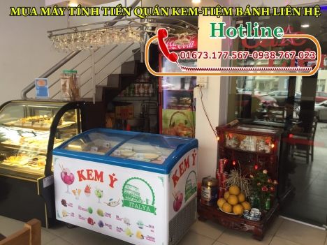 Chuyên bán máy tính tiền cho quán kem, tiệm bánh