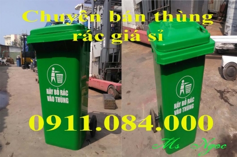 Chuyên phân phối giá thấp nhất thùng rác 120 lít