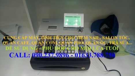 Các loại máy tính tiền giá rẻ cho tiệm nail, salon tóc