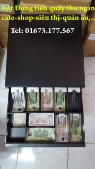 Bán két (hộc) đựng tiền quầy thu ngân quán café, trà sữa