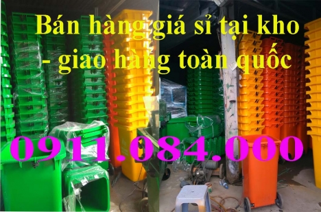 Chuyên phân phối giá thấp nhất thùng rác 120 lít