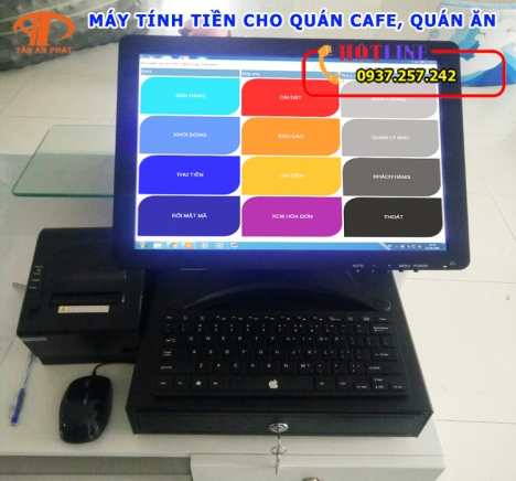 Bán máy tính tiền giá rẻ cho quán cafe tại An Giang