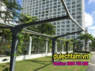 Khung thép giàn dây leo Nam Sơn Lâm