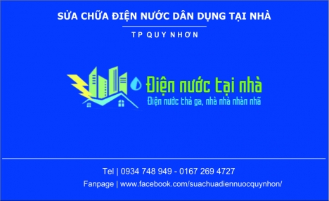THỢ SỬA ĐIỆN NƯỚC TẠI QUY NHƠN – 0934 748 949
